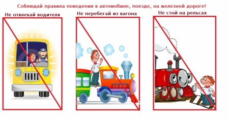 Плакат аравилобезопасности в транспорте