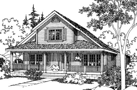 Эскиз загородного дома