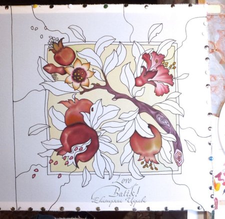 Батик эскизы