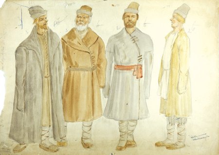 Эскизы к опере Иван Сусанин