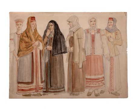 Эскиз костюма Ивана Сусанина