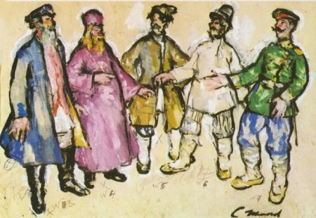 Эскизы костюмов к опере Иван Сусанин