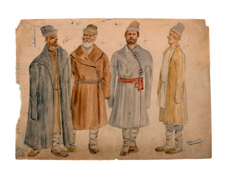 Эскиз костюма Ивана Сусанина