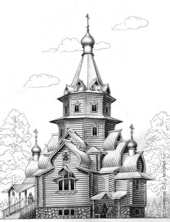 Зарисовка храма