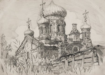 Собор Василия Блаженного эскиз