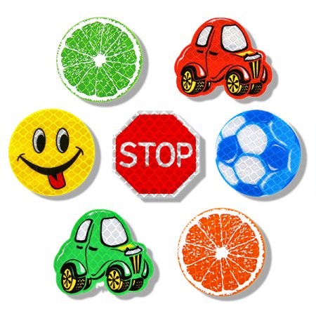 Светоотражающие элементы фликеры