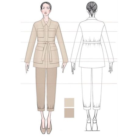 Технический рисунок одежды