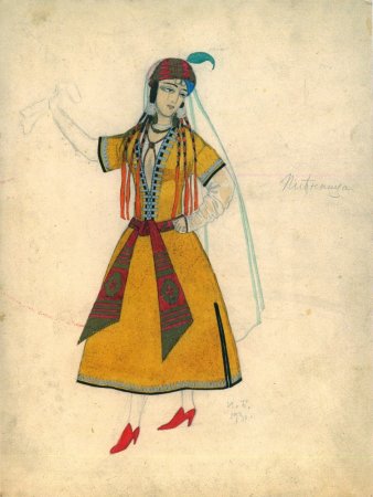 Эскизы костюмов в опере Ивана Сусанина