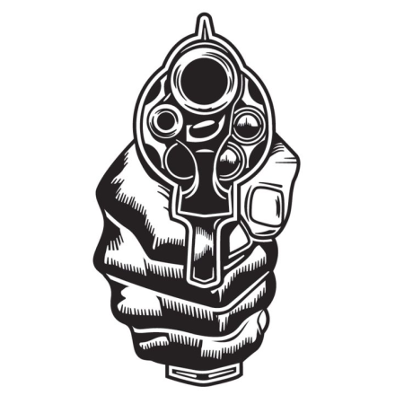 Татуировка пистолет эскиз