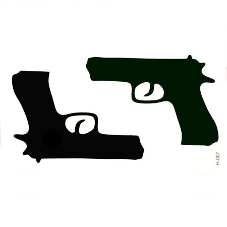 Тату пистолет эскиз