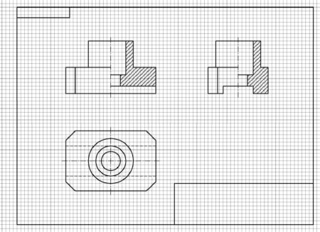 Чертежи на миллиметровке Инженерная Графика