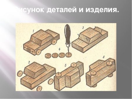 Конструирование изделия из древесины