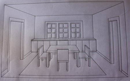 Эскиз интерьера