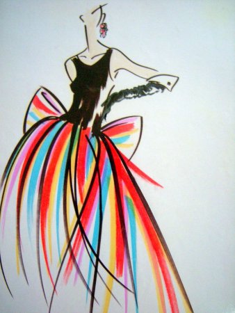 Необычные фэшн иллюстрации
