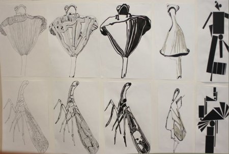 Стилизация природных форм в одежде