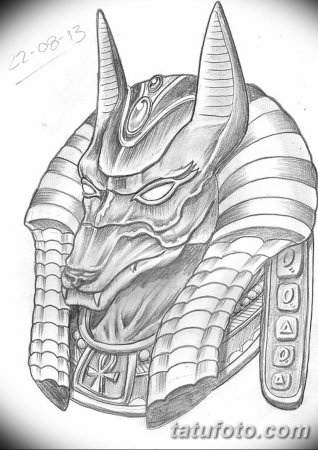 Анубис тату эскизы