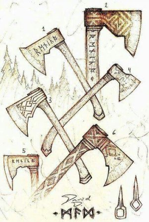 Языческий топор Викинги