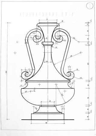 Черчение ваза МАРХИ