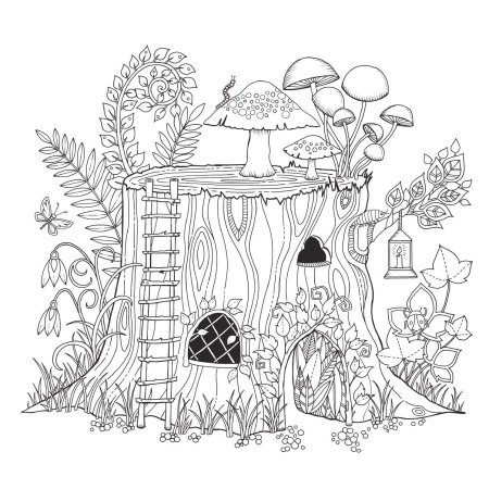 Раскраска кот в сапогах Шарль Перро