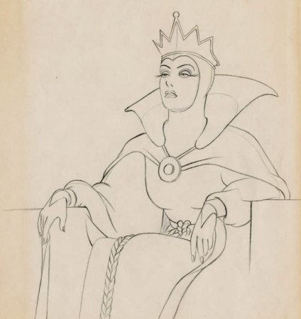 Снежная Королева на троне и Кай