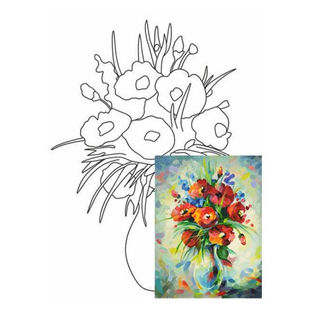 Эскизы для рисования на холсте