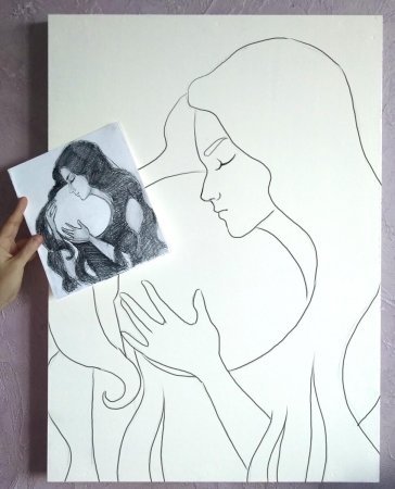 Перенос изображения на холст