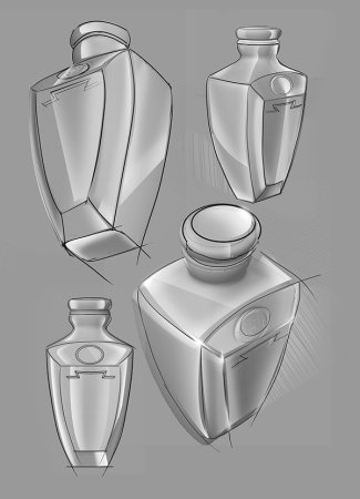 Эскиз дизайна упаковки