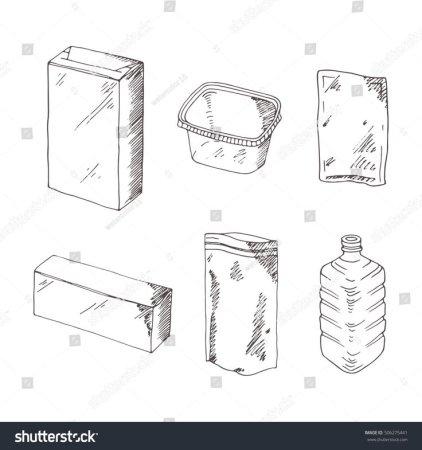 Эскиз упаковки товара