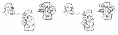 Тедди эскиз