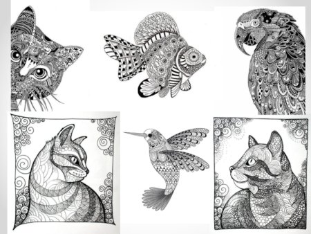 Фактура животных в графике