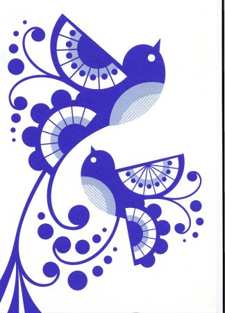 Стилизованные птицы