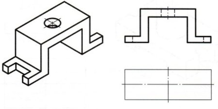Технология 7 класс черчение вид сбоку