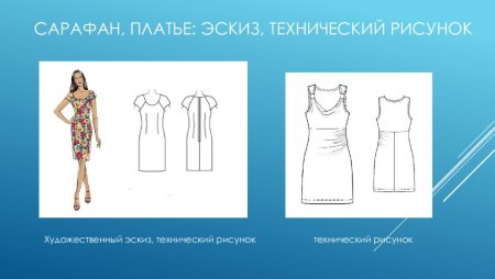 Технический рисунок одежды презентация