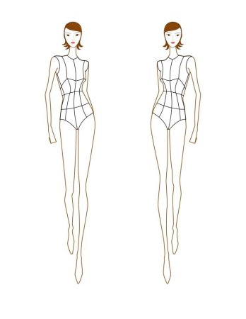 Фигура для рисования одежды