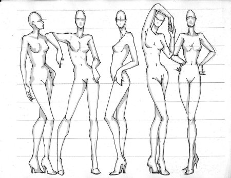 Женская фигура для рисования