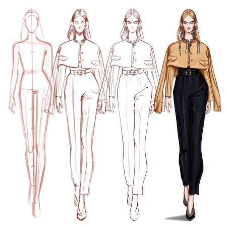 Эскизы одежды
