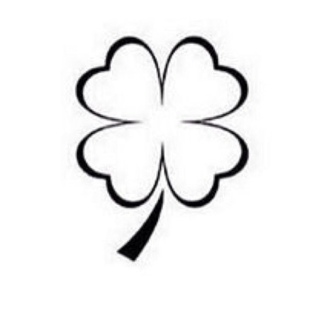 Четырехлистный Клевер контур