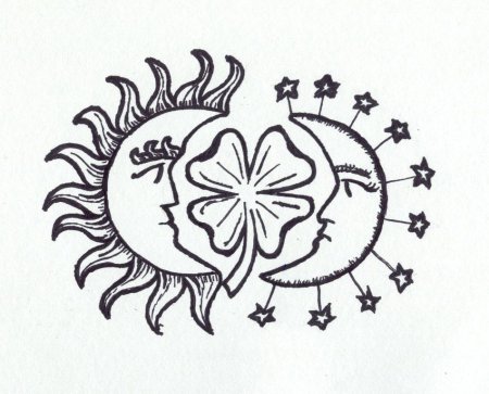 Тату эскизы на удачу