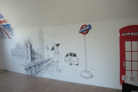 Эскизы для росписи стен