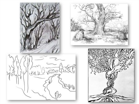 Графика характер линий