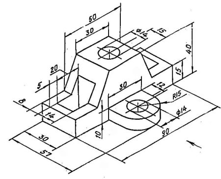 Эскиз несложной детали из древесины 5 класс