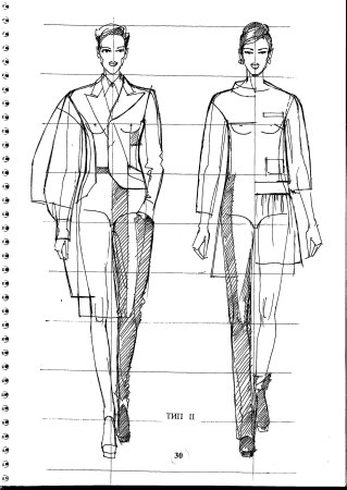 Эскизы одежды
