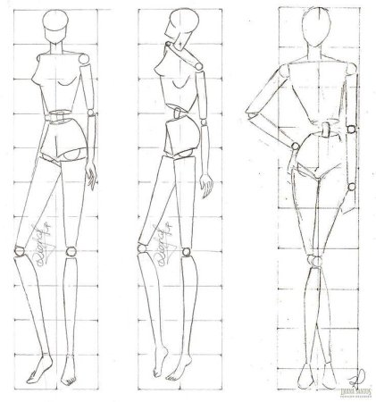 Фэшн фигуры для рисования