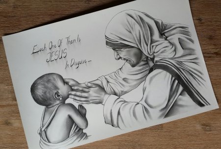 Рисунок на день матери карандашом