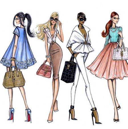 Модные эскизы