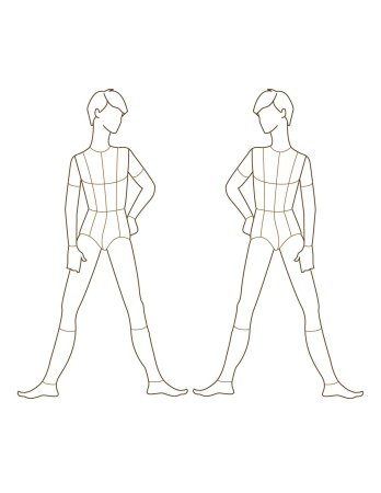 Фигура для моделирования одежды