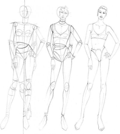 Фигура для моделирования одежды