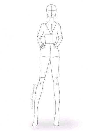 Фэшн эскизы