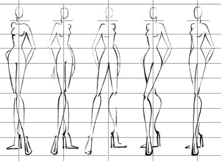 Фигура для рисования одежды