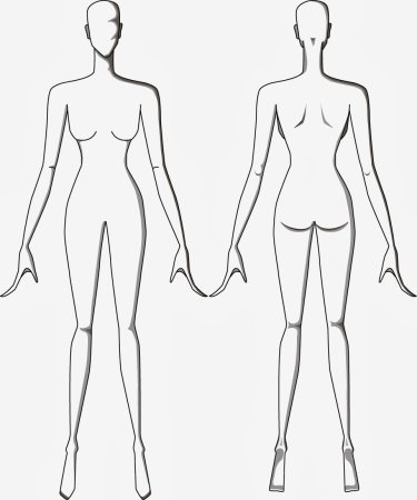 Человек для рисования одежды